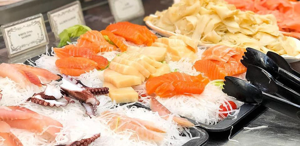 The sashimi selection at Spoonful