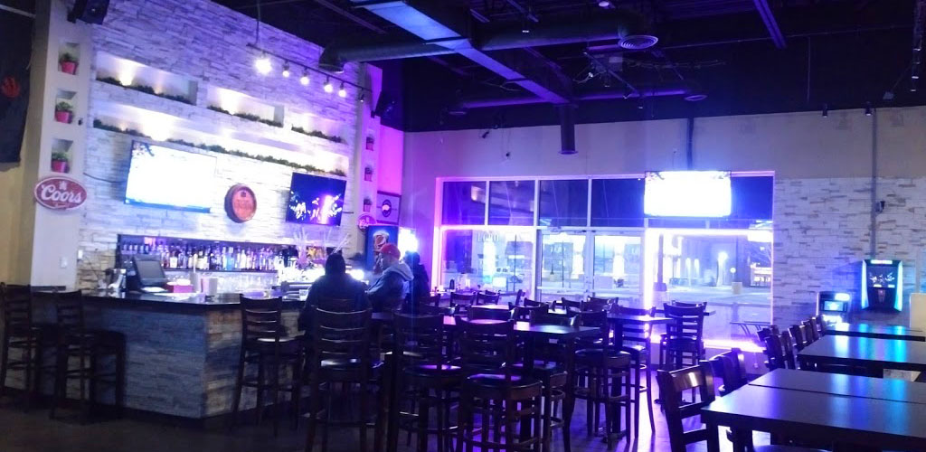 The bar area of The Spot