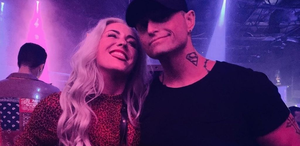 A cute Columbus couple partying at Dahlia Nightclub
