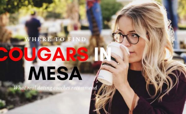 A Mesa cougar drinking coffee while walking