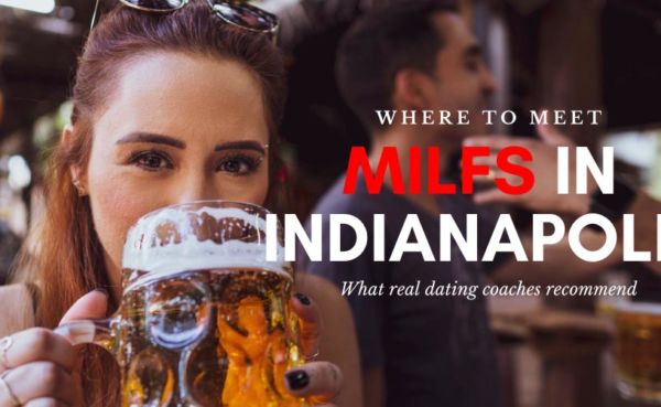 An Indianapolis MILF drinking beer