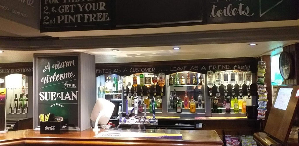 The bar area of The Waterloo Inn Pub