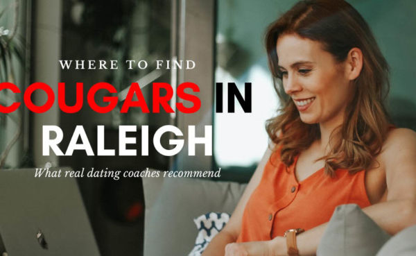 A Raleigh cougar on her laptop