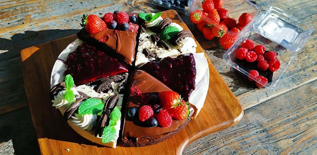 A mixed cake from Kreem Deli Cafe