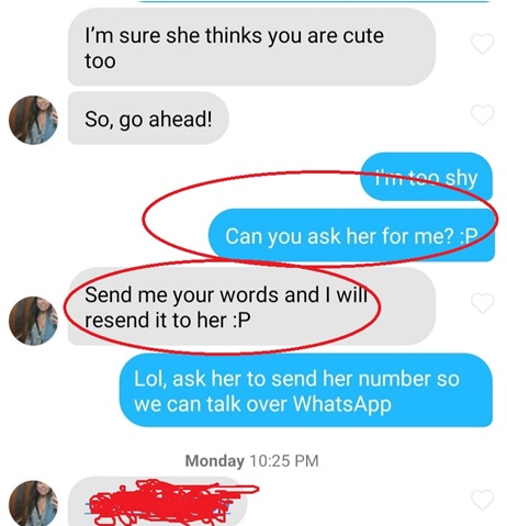 Send her a cute text