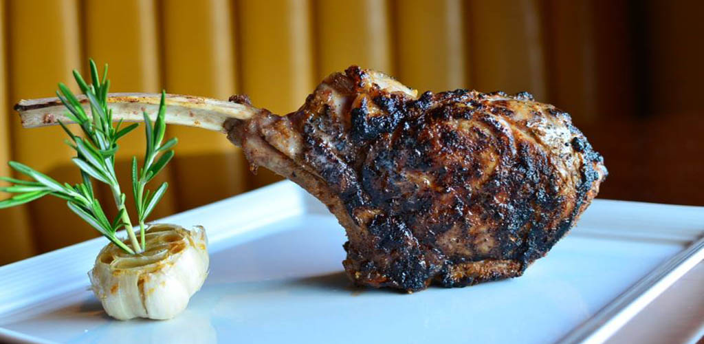 Roasted lamb from Embers
