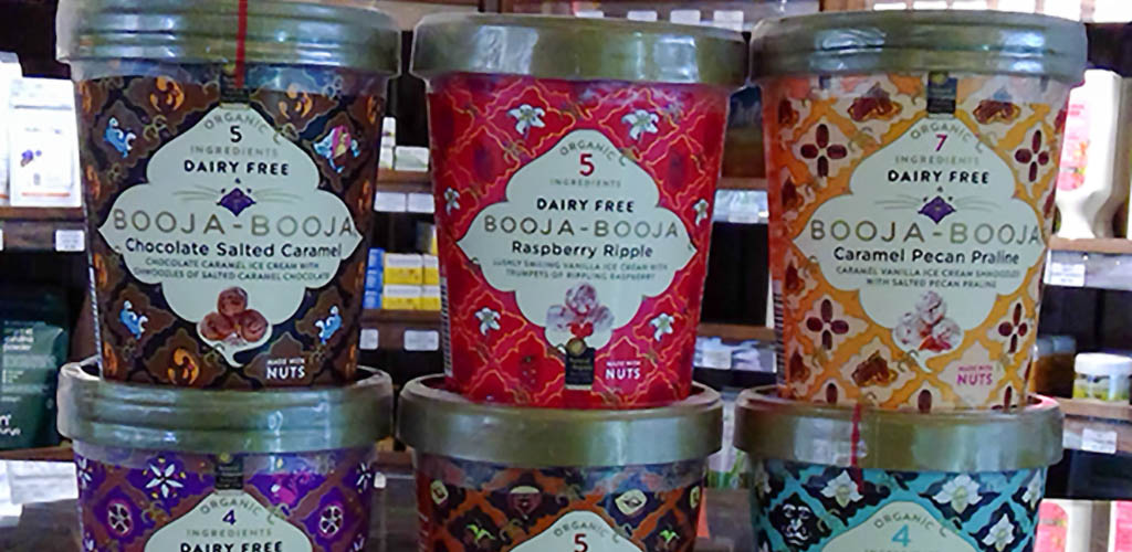 Various ice cream flavors from Indigo Whole Foods