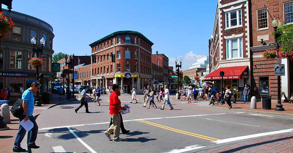 Downtown Cambridge Massachusetts