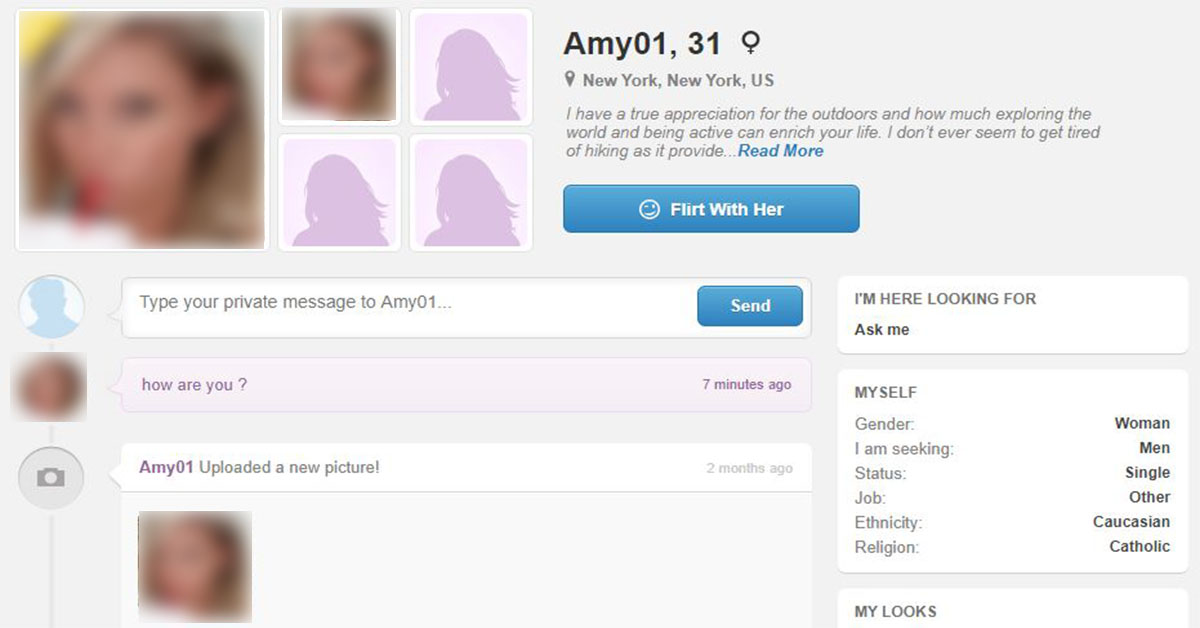 Messages received on FlirtLocal