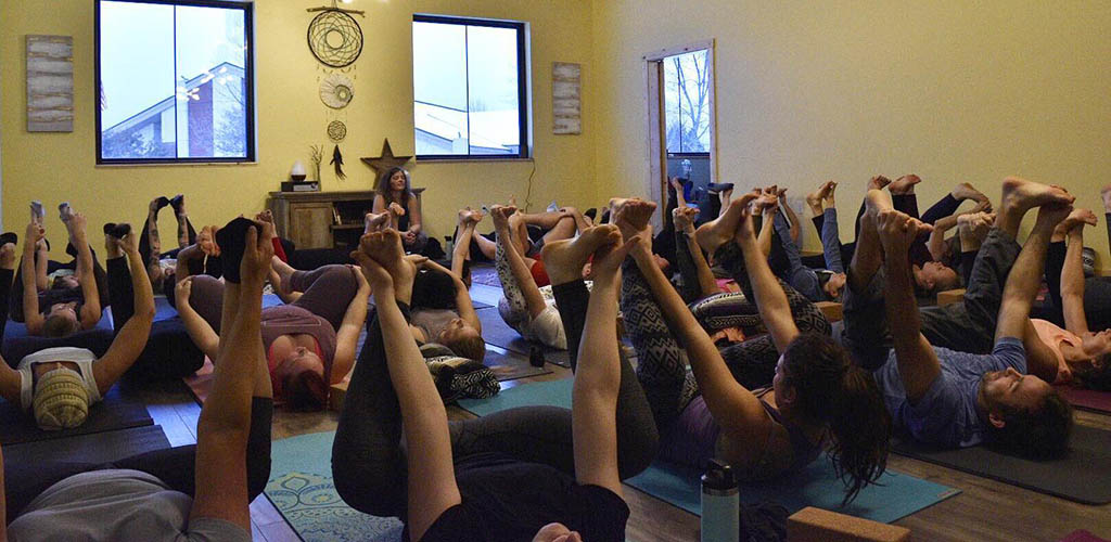 Cougars in Montana at a yoga class in Yoga Hive