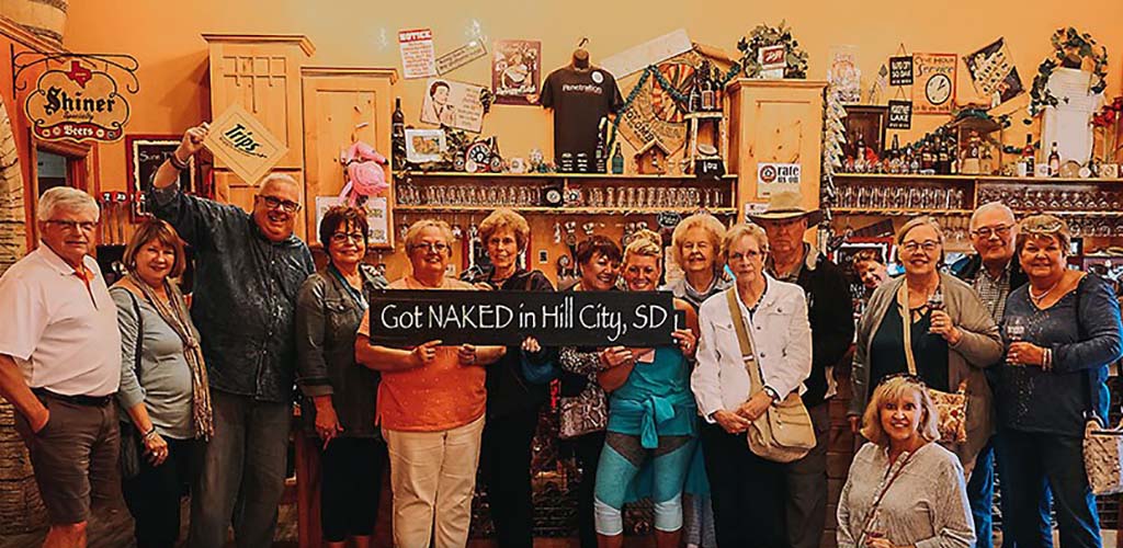 A group of older folks at Naked Winery