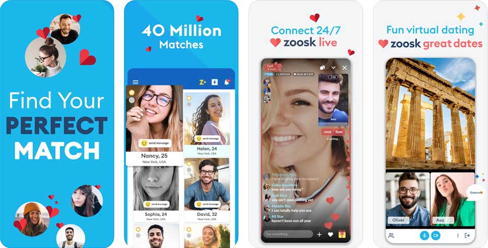 Zoosk iOS features