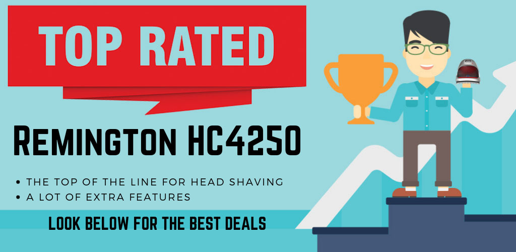The HC4250 is top rated to shave a man's head