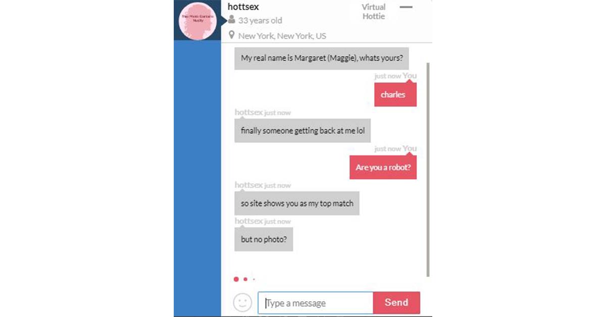 Our first chat on Xsocial