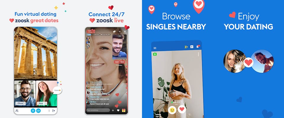 Zoosk Android UI