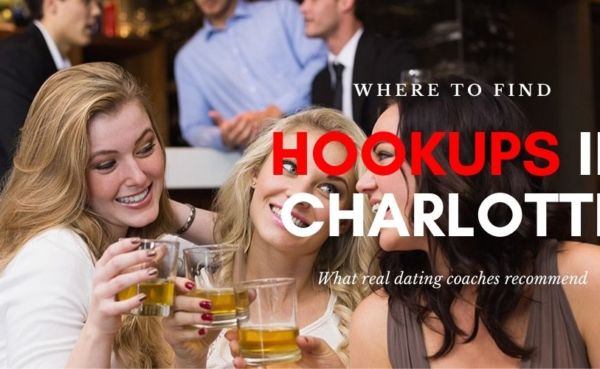 A group of Charlotte North Carolina women at a hookup bar