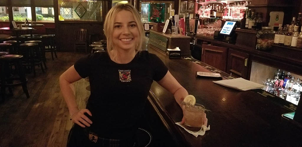 Waitress at Two Fools Tavern