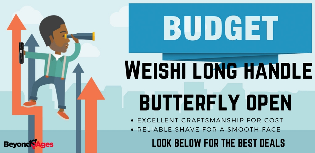 best budget double edge razor weishi butterfly