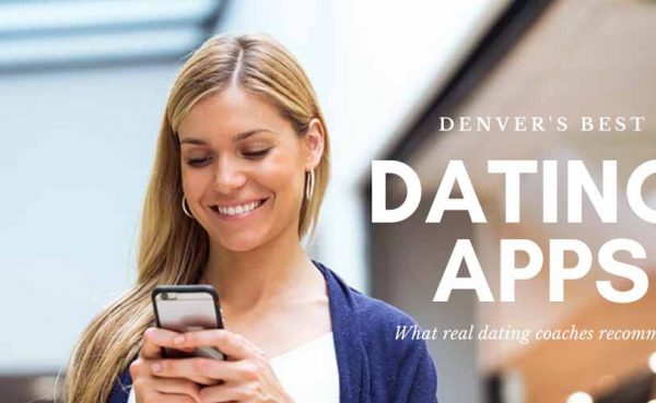 A woman checking out some of the best dating apps in Denver