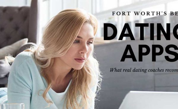 Pretty woman checking out the best dating apps and sites in Fort Worth
