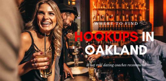 Woman laughing as she looks for Oakland hookups