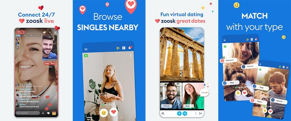 Zoosk features Android