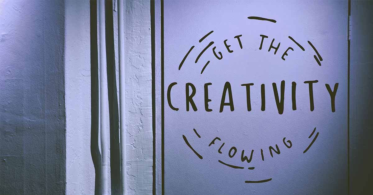 Sign to be creative