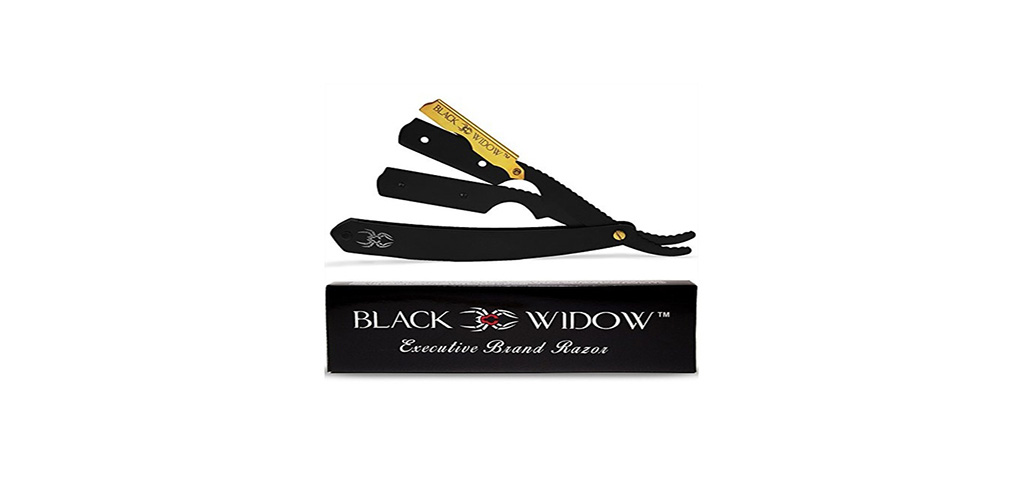 The Black Widow Professional Barber Straight Edge Razor is the Best Budget Straight Razor to Prevent Ingrown Hairs and Razor Bumps