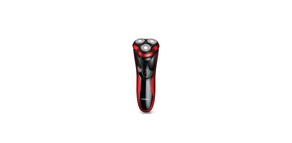 FARI Rotary Electric Razor Shaver with Trimmer is the best budget electric razor for coarse hair