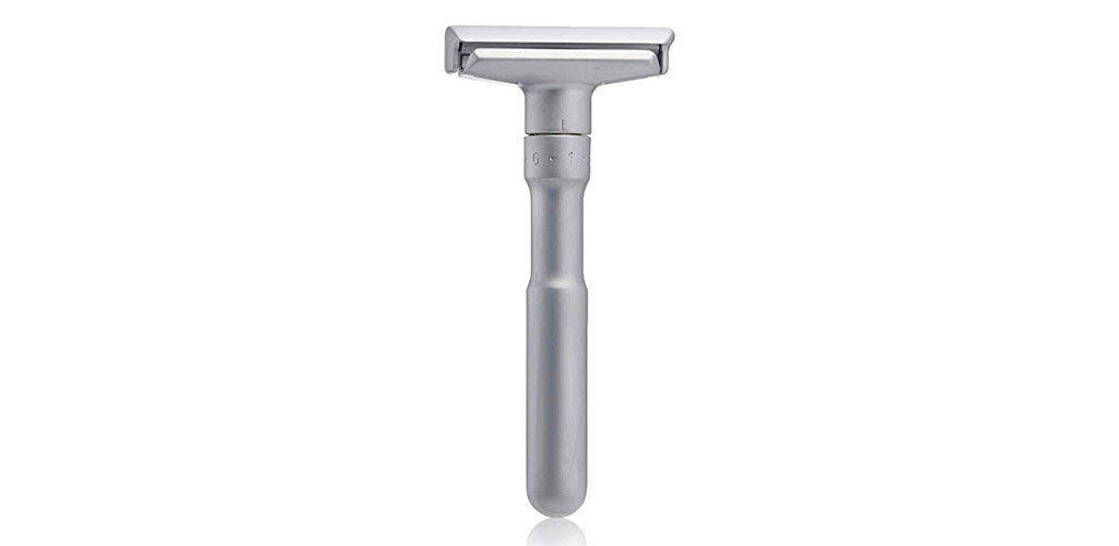 The Merkur Futur Adjustable Safety Razor is the Top Rated Safety Razor for Black Men