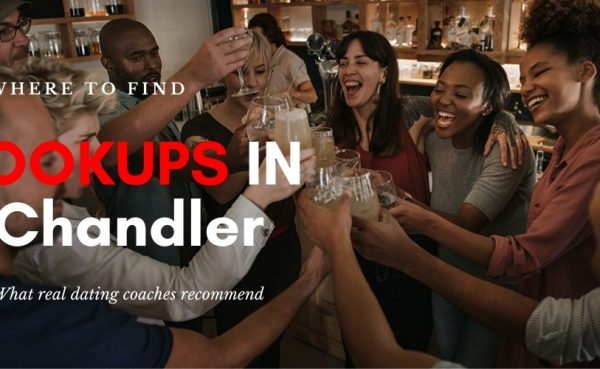 Singles drinking at night in a hookup bar in Chandler