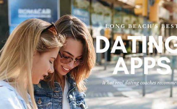 Young women checking out the best dating apps and sites in Long Beach