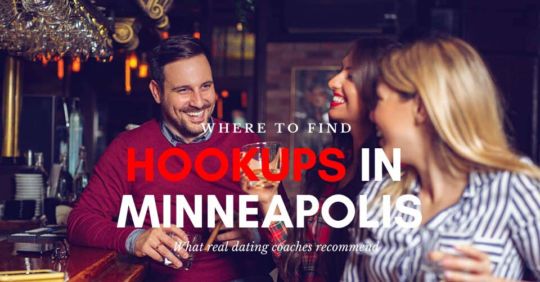 Singles having drinks at a bar looking for Minneapolis hookups