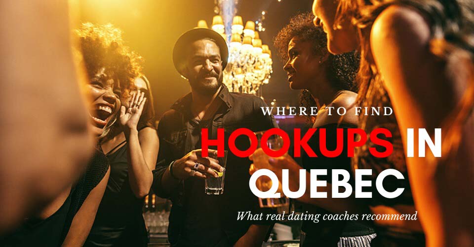 A crowded pub where Quebec hookups happen