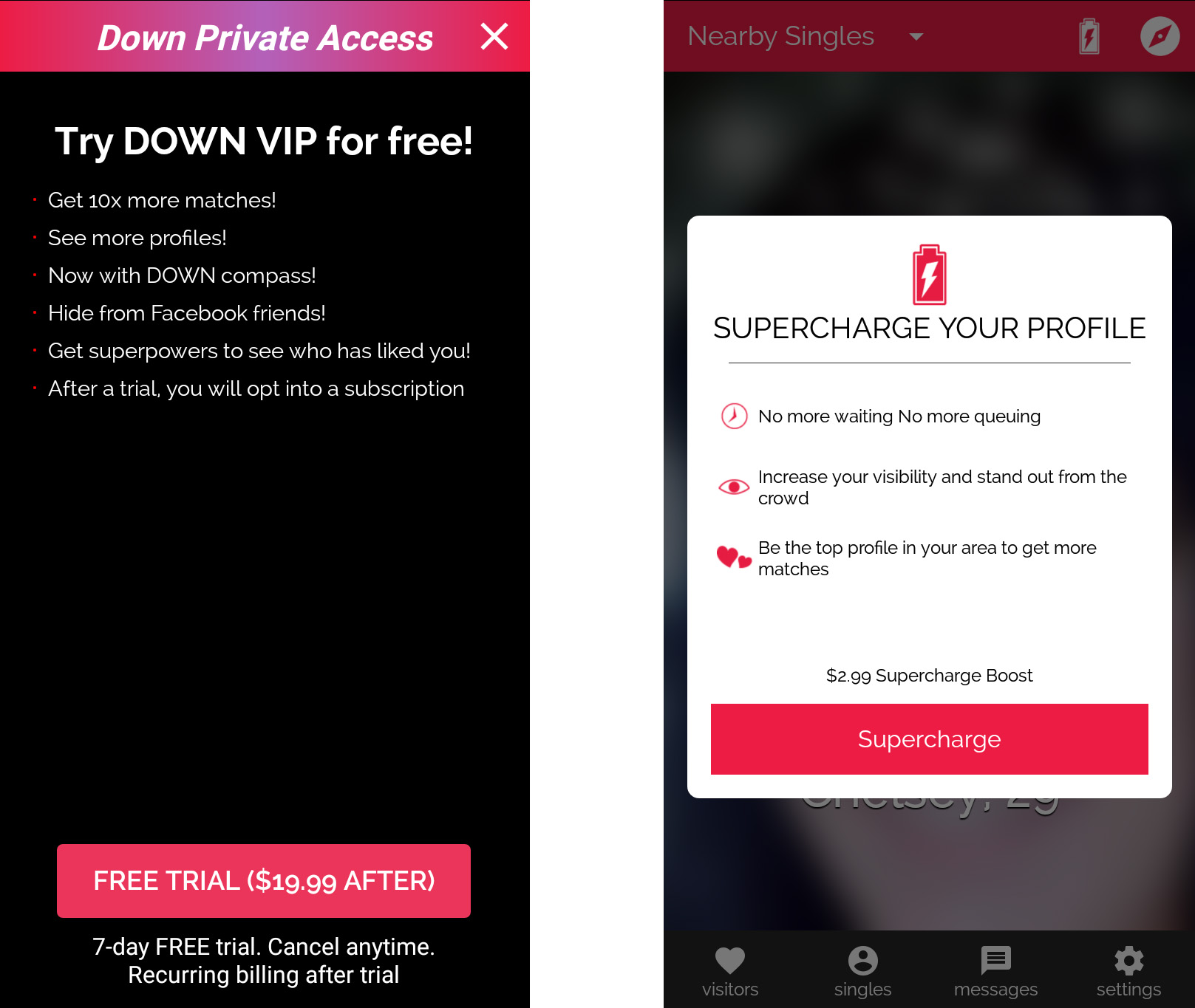 DOWN dating app Supercharge Your Profile