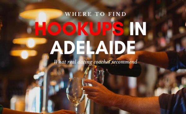 Man and woman having wine waiting for Adelaide hookups