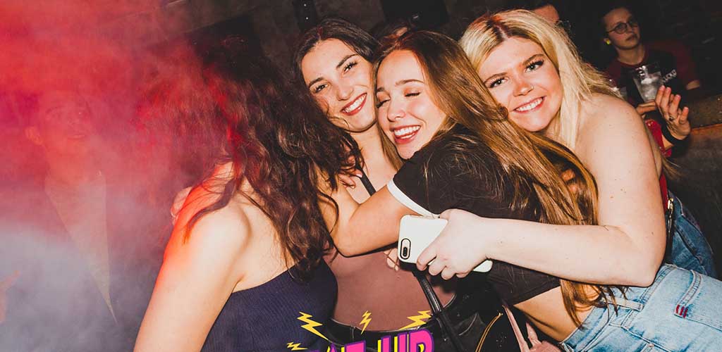 Sexy Belfast girls on the dancefloor of Cuckoo