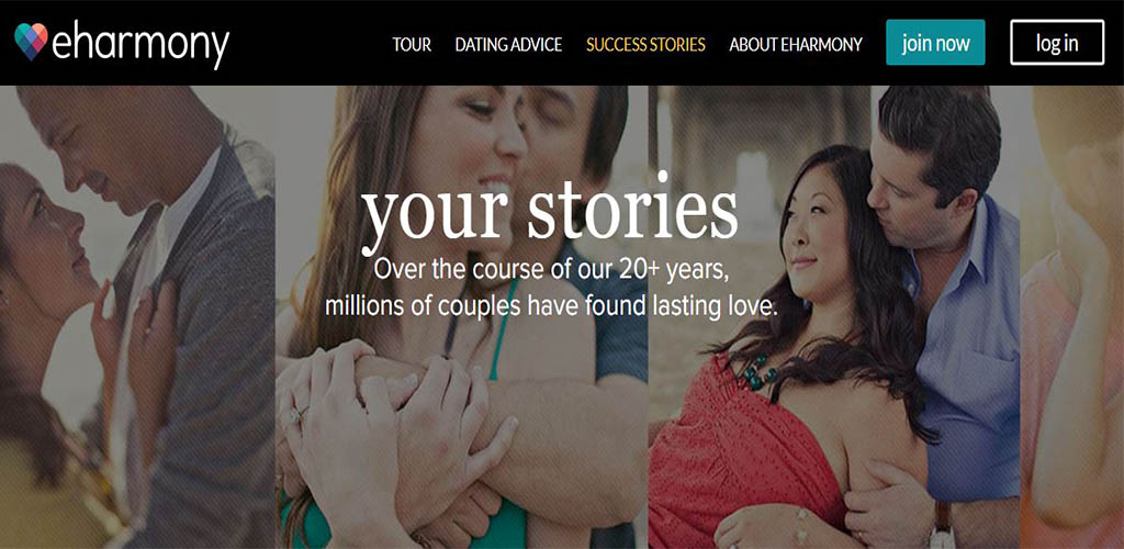 eharmony.com homepage