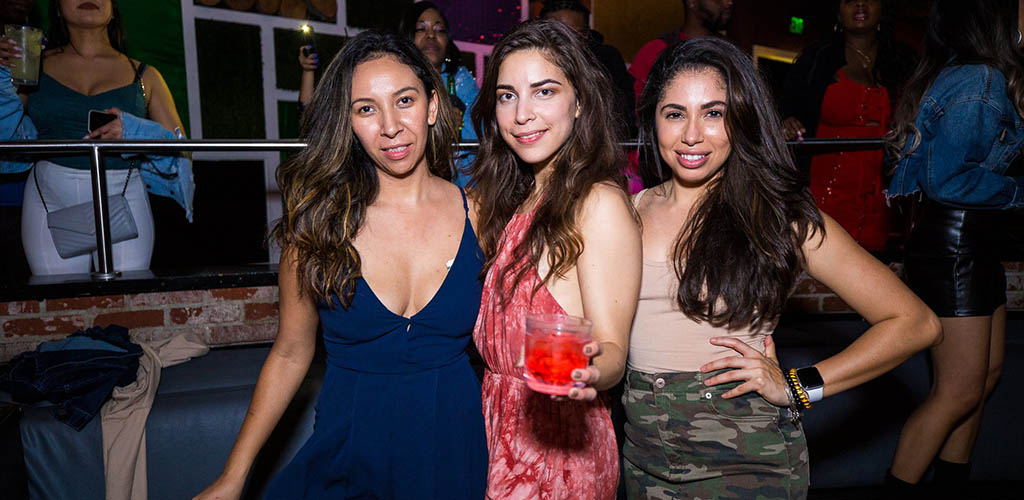 Single women seeking men in San Diego on a night out at Fluxx