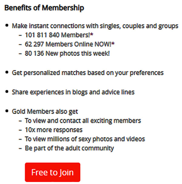Membership benefits