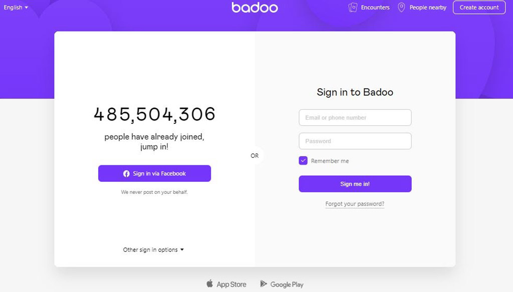 Badoo bejelentkezés belépés