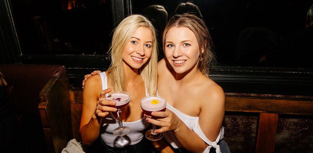 Cute Geelong girls enjoying cocktails at The 18th Amendment