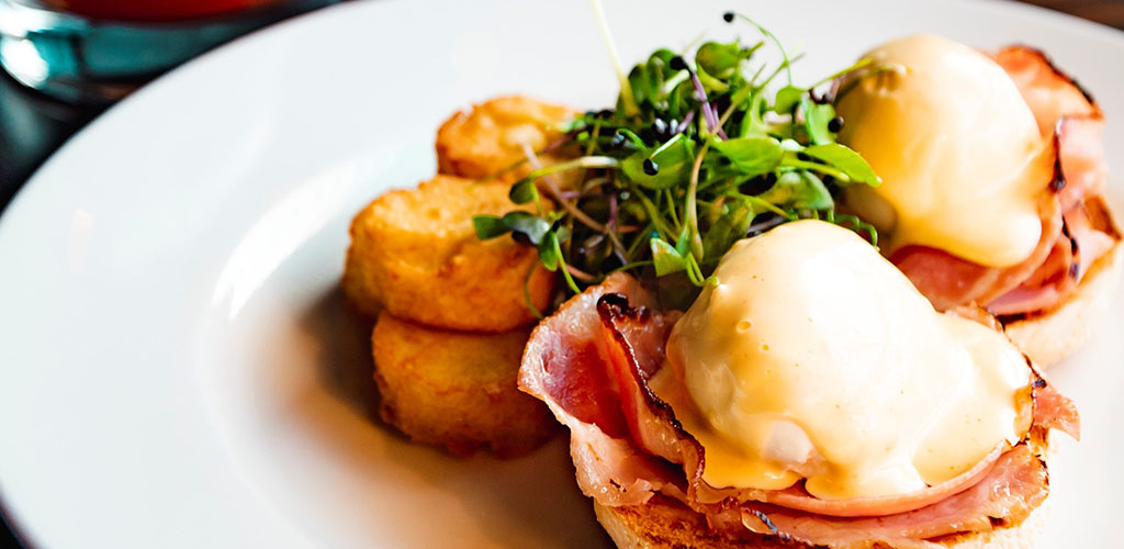 Eggs benedict from Dakota Bar and Grill