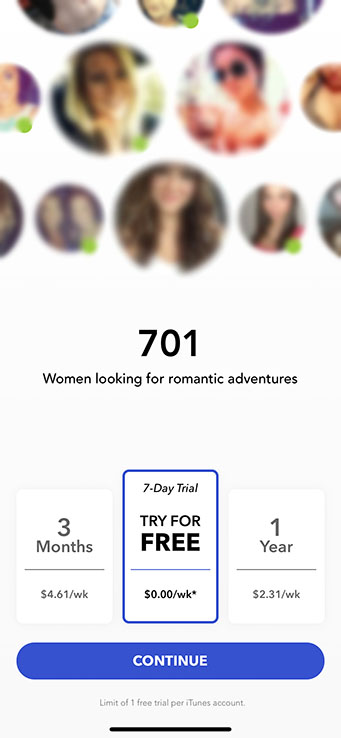 701 women looking for romantic adventures