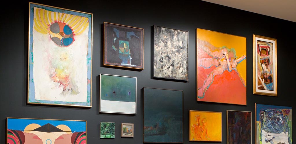 Artworks on display at the Art Gallery of Hamilton