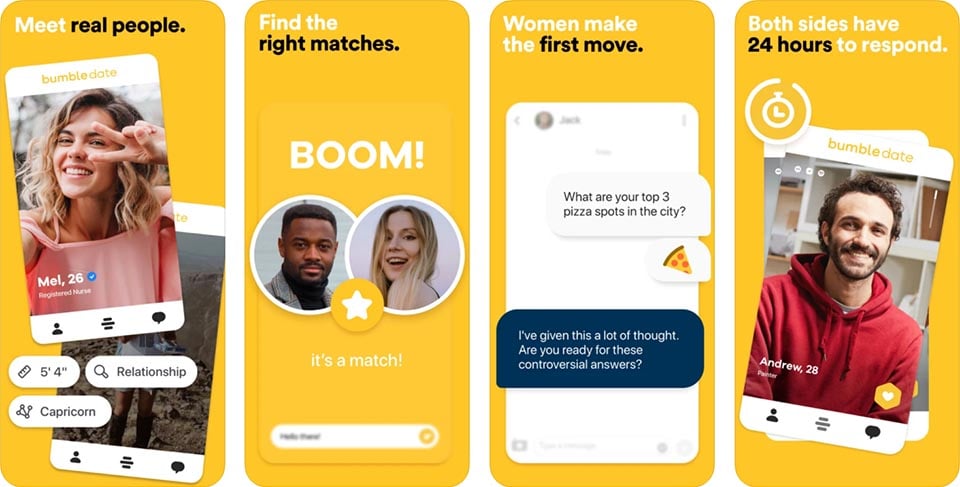 Bumble features iOS