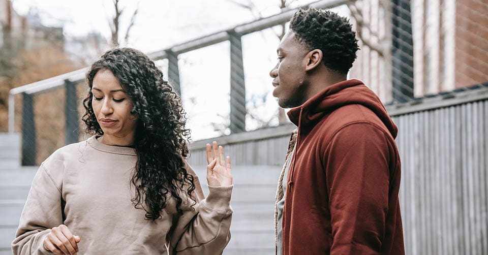 Arguing in public is one of the signs your girlfriend is losing interest in you