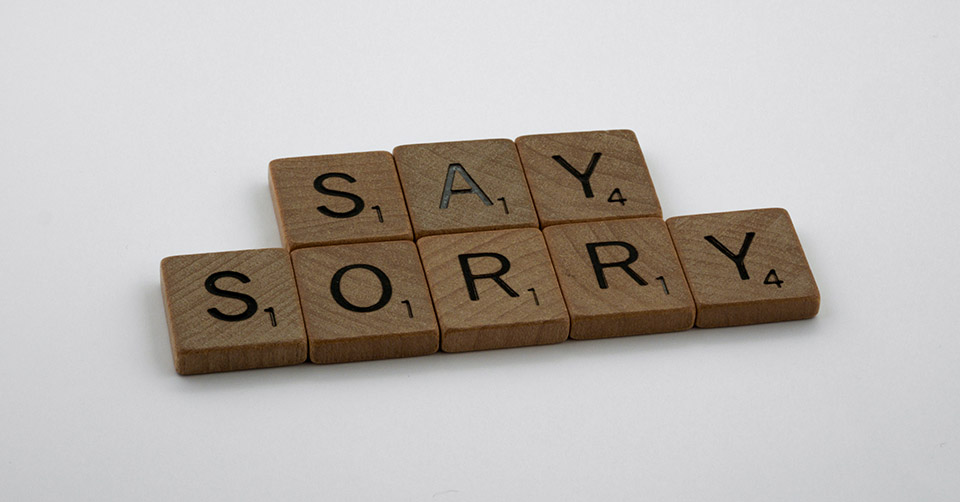 An apology for your silence