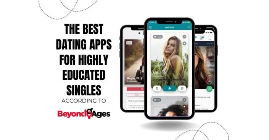 Screenshots of the best dating apps for highly educated singles