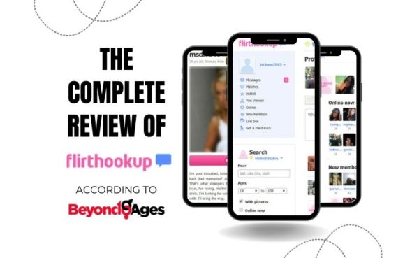 Screenshots from reviewing FlirtHookup